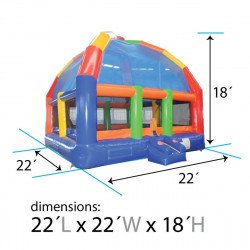 bigbubba measurements 1617398944 22FT BIG BUBBA BOUNCE HOUSE